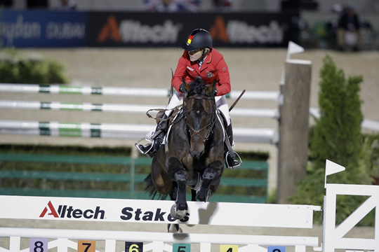 Meredith Michaels-Beerbaum at the Alltech FEI World Equestrian Games