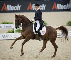 Alltech FEI World Equestrian Games Team Dressage competitor Hans Peter Minderhoud